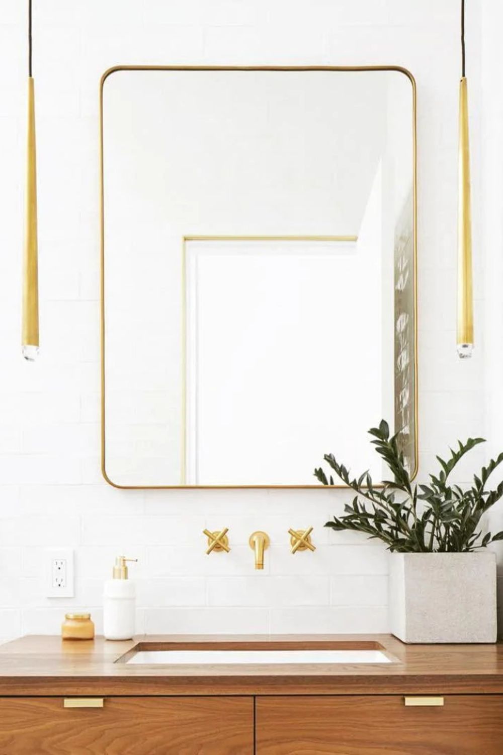 Brass Cone Wall Light - Samu Lighting