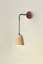 Arched Travertine Wall Light
