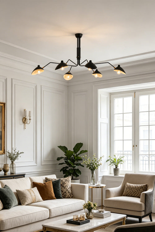 Articulated Multi Arm Spider Ceiling Light
