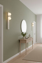 Asymmetrical Travertine Wall Sconce