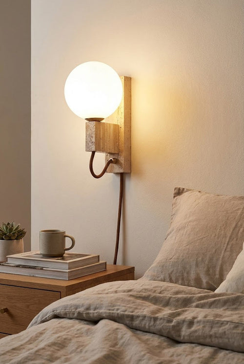 Atlas Globe Wall Sconce
