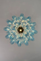 Azurea Petal Glass Chandelier