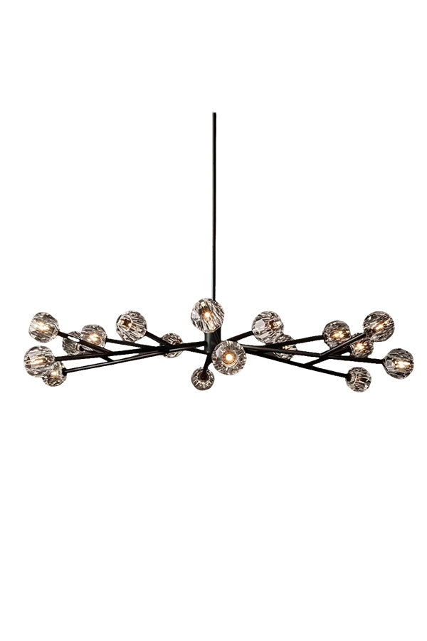 Crystal Ball Round Chandelier