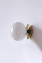 Bubble Glass Marshmallow Sconces