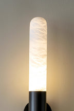 Double-Headed Alabaster Wall Lamp