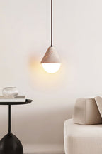 Etruscan Travertine Dome Light