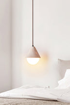 Etruscan Travertine Dome Light