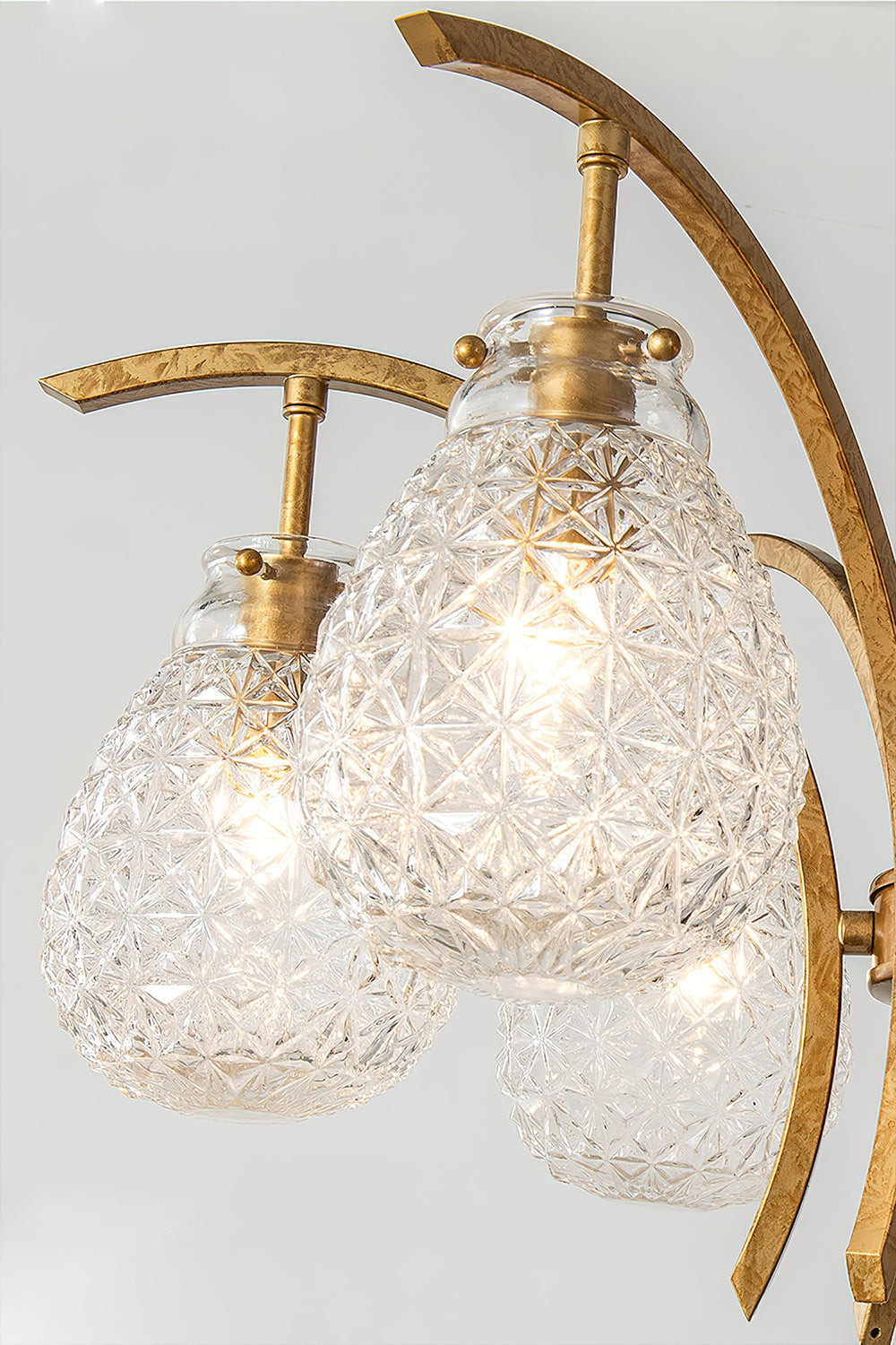 Flower bag chandelier