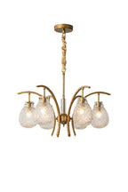 Flower bag chandelier