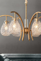 Flower bag chandelier