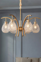 Flower bag chandelier