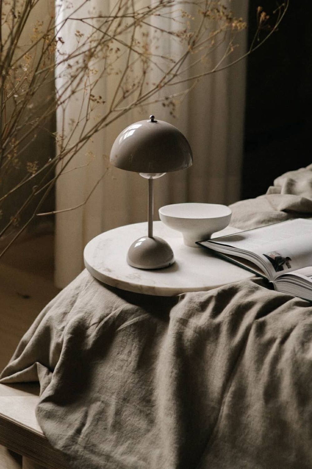 Semi-Circle Table Lamp Portable