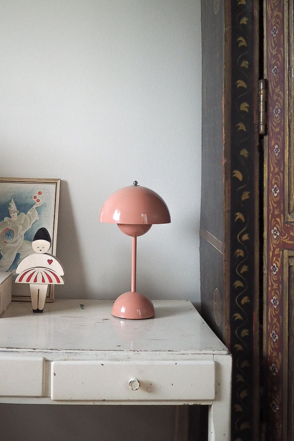 Semi-Circle Table Lamp Portable