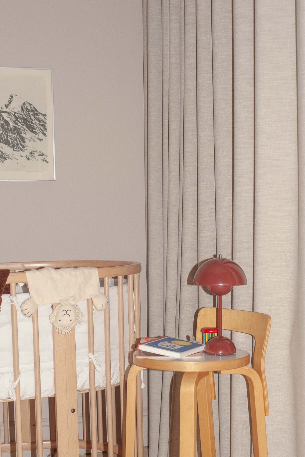 Semi-Circle Table Lamp Portable