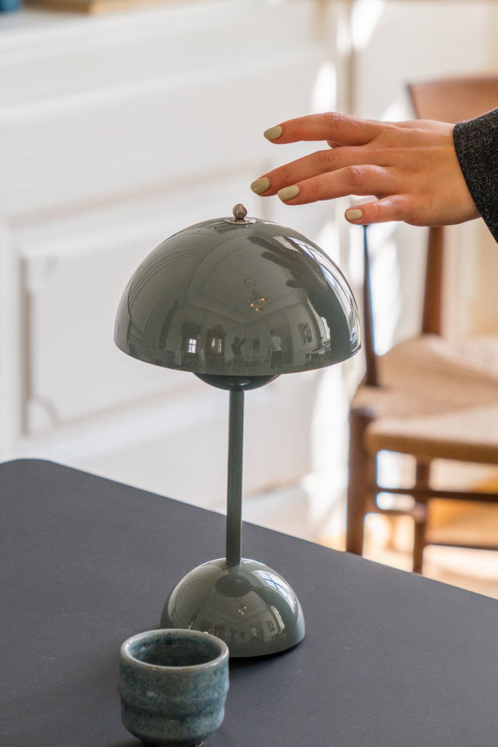 Semi-Circle Table Lamp Portable