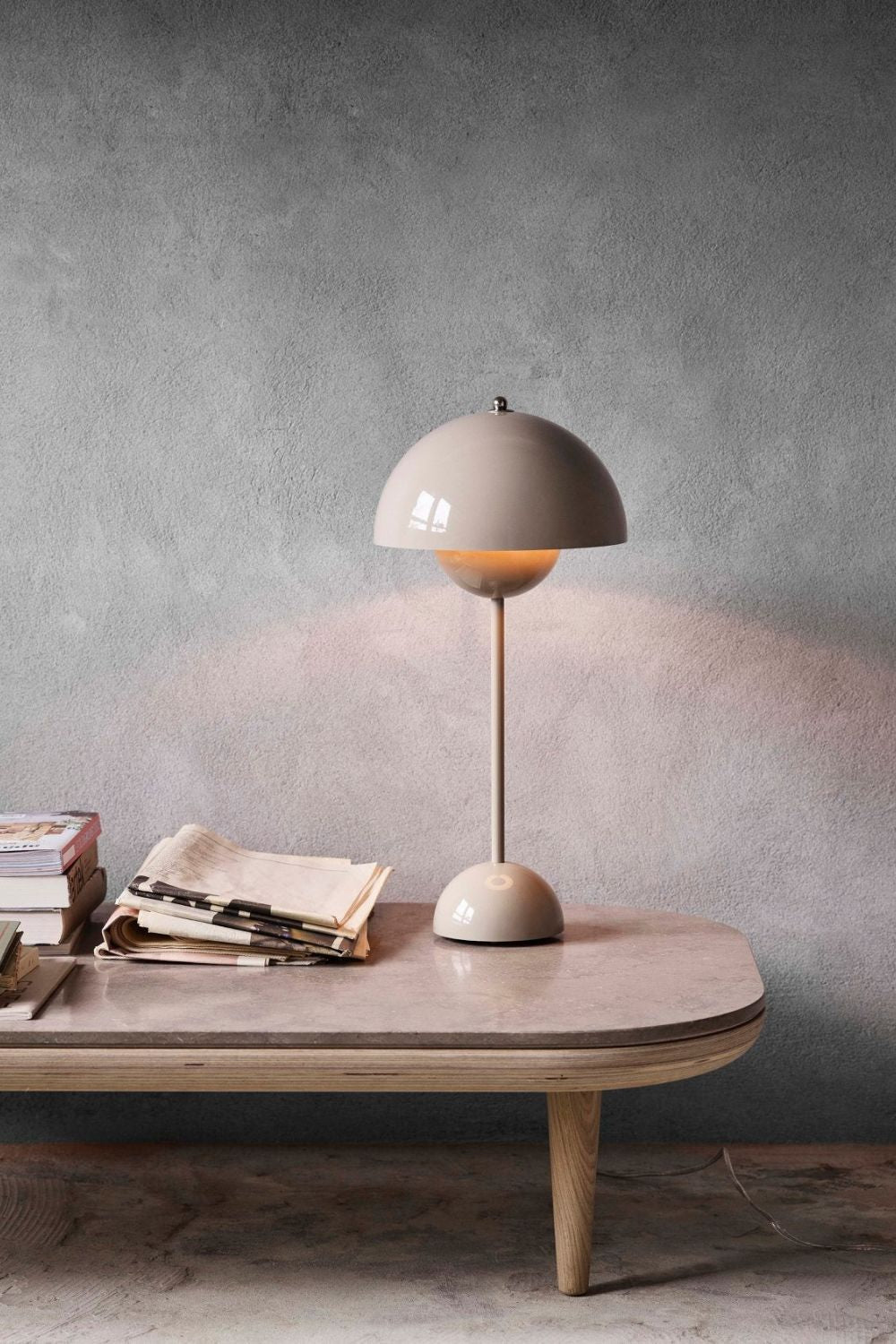 Semi-Circle Table Lamp Portable