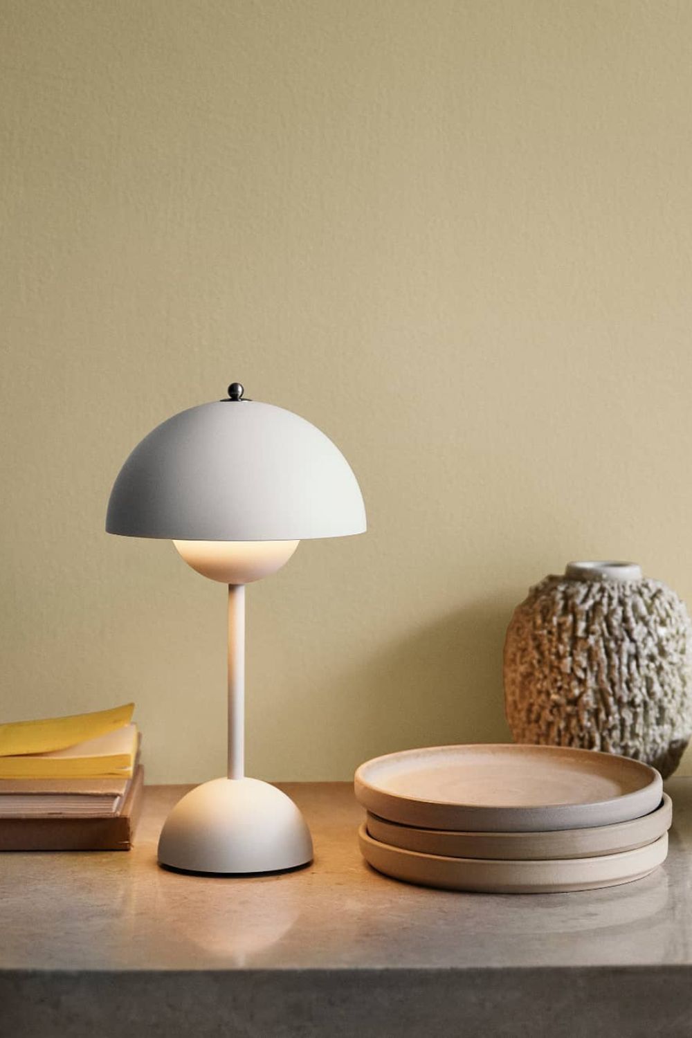 Semi-Circle Table Lamp Portable