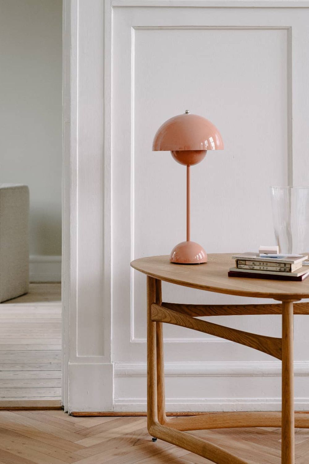 Semi-Circle Table Lamp Portable