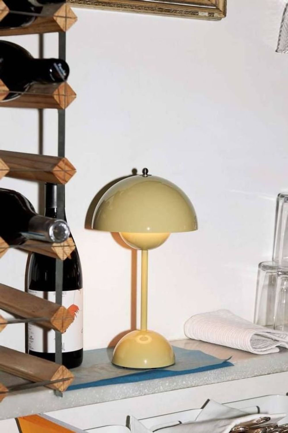 Semi-Circle Table Lamp Portable