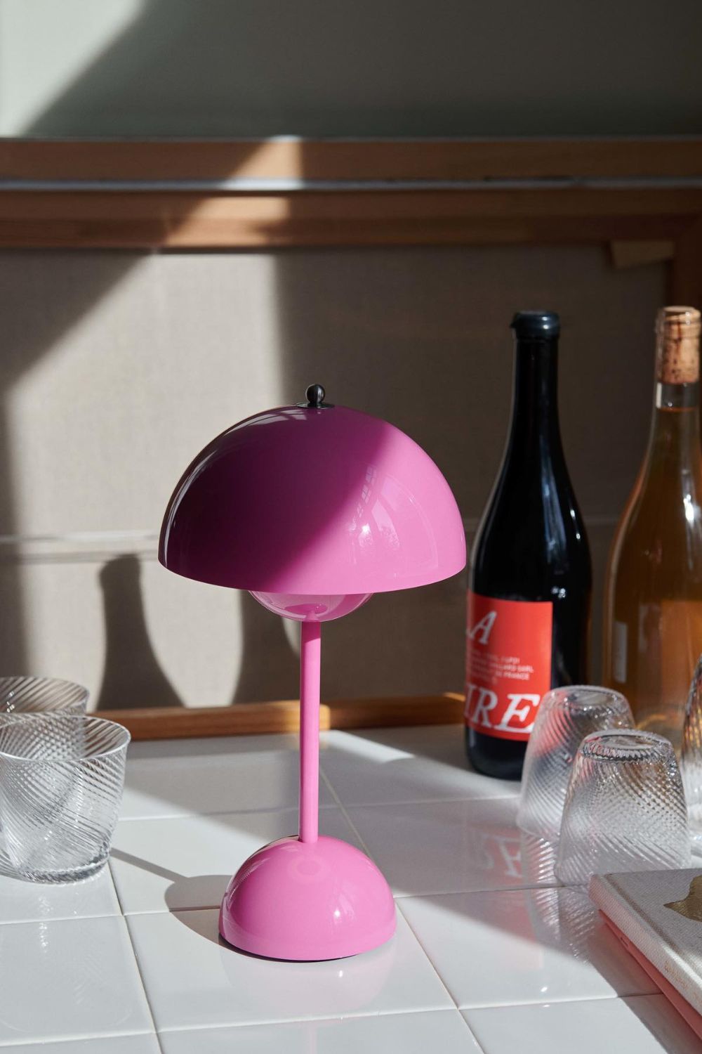 Semi-Circle Table Lamp Portable