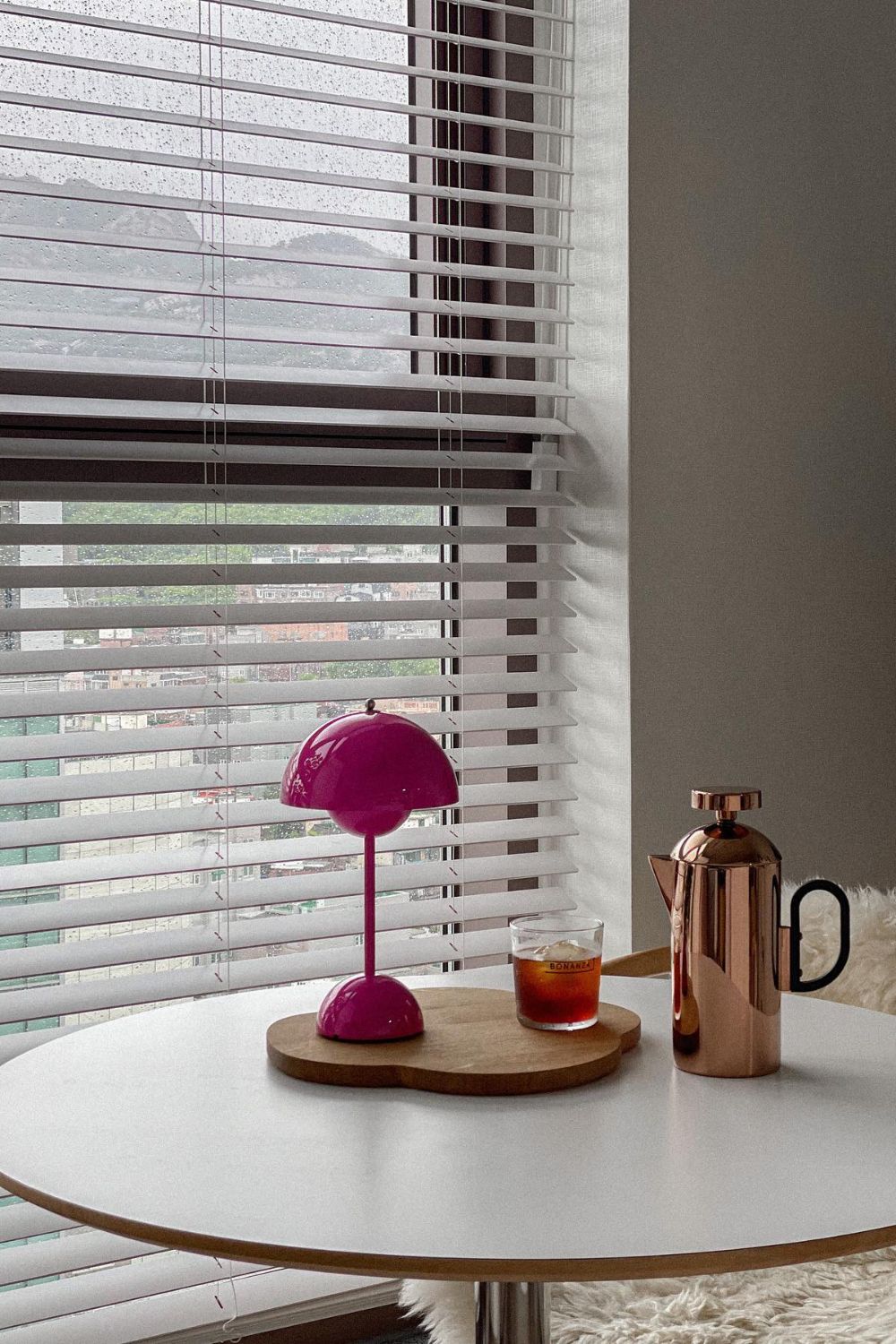 Semi-Circle Table Lamp Portable