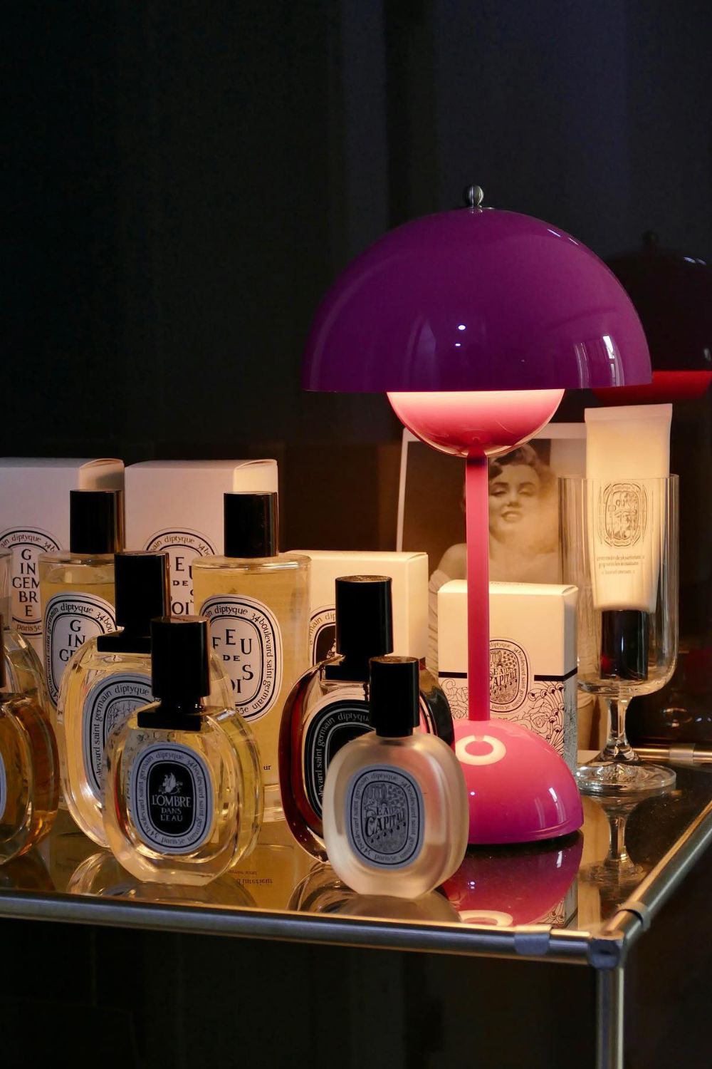 Semi-Circle Table Lamp Portable