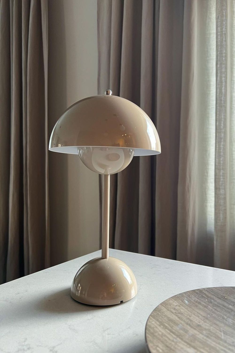 Semi-Circle Table Lamp Portable