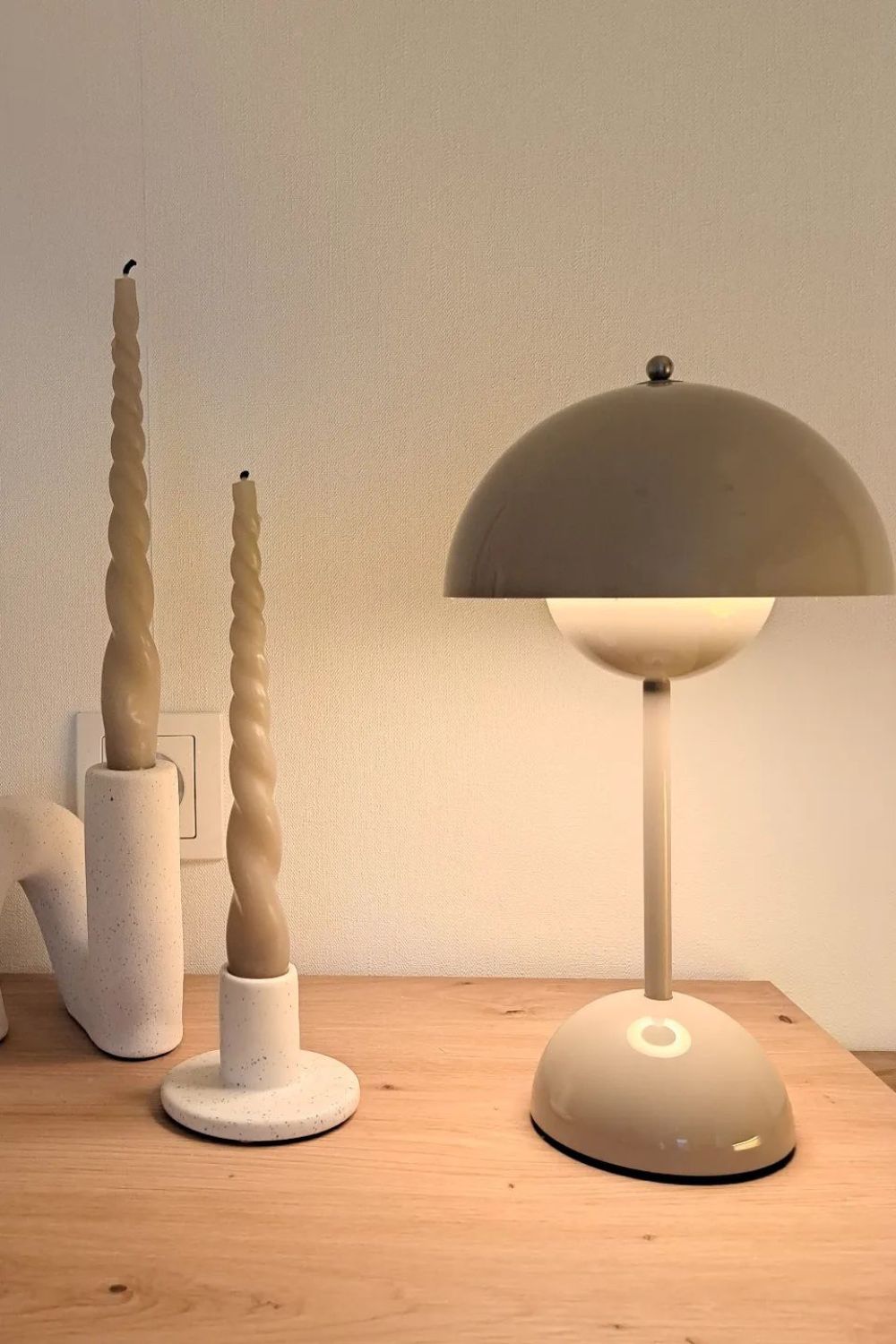 Semi-Circle Table Lamp Portable