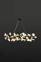 Cermaic Leaf Gingko Chandelier M