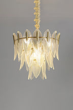 Glass Feathers Chandelier