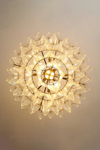 Glass Feathers Chandelier