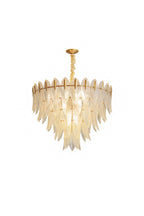 Glass Feathers Chandelier