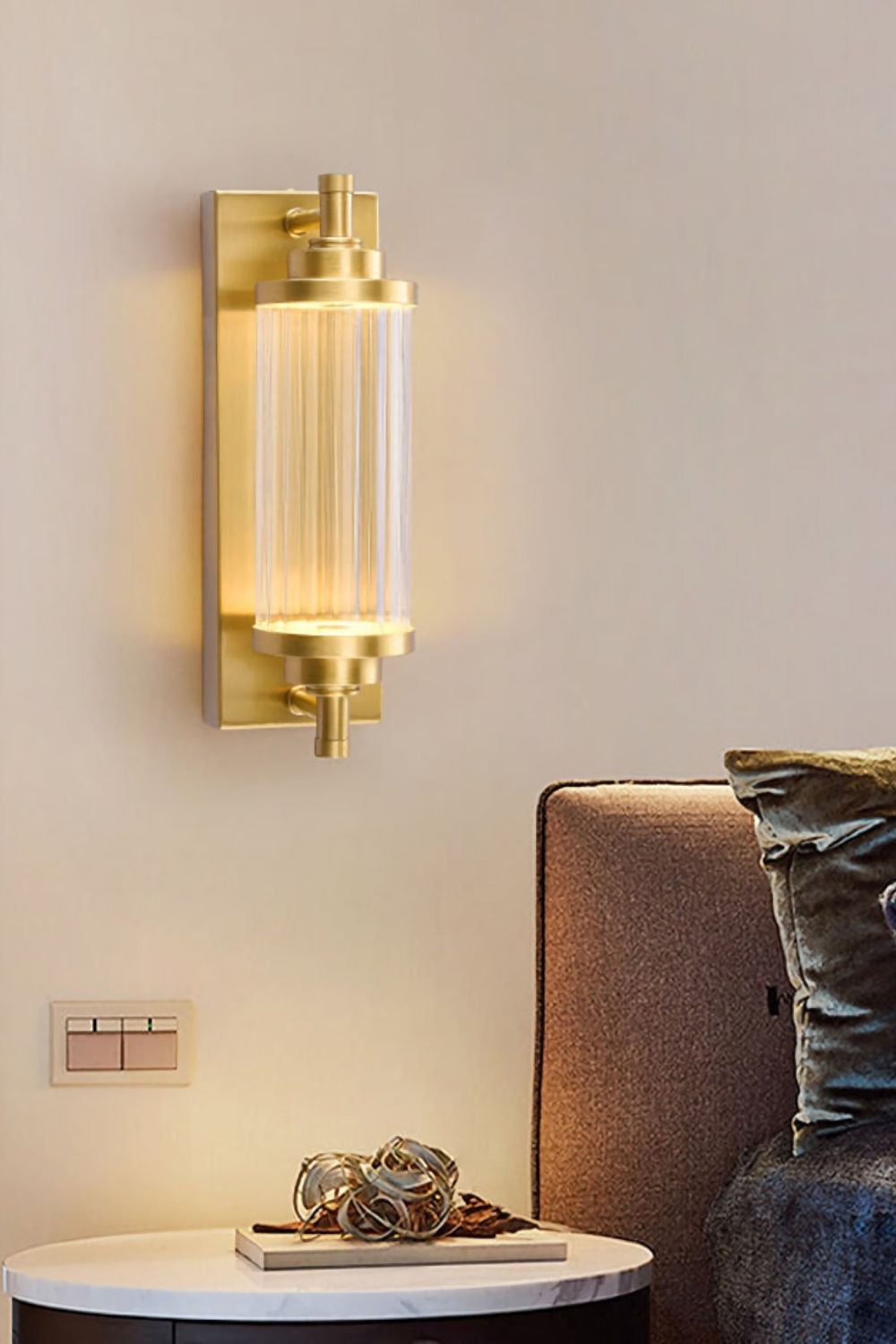 Kristy Mirror Front Vanity Wall Lamp