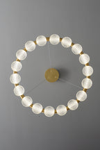 Luxury Pearl Ring Chandelier