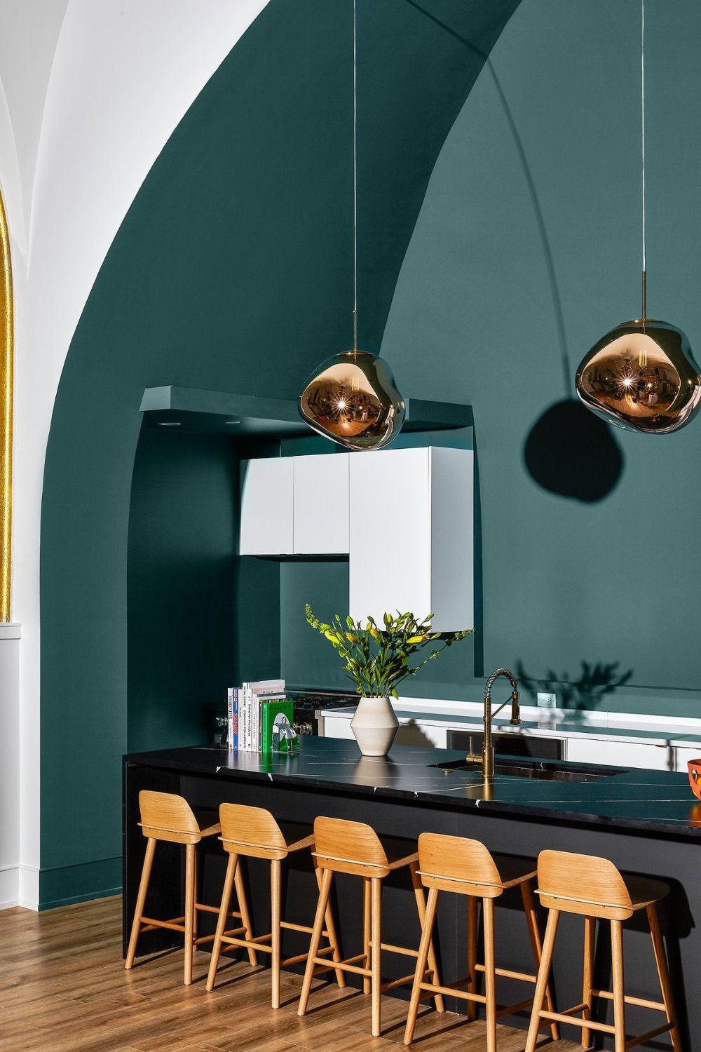 Metallic Lava Glass Pendant Lamp