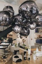 Metallic Lava Glass Pendant Lamp