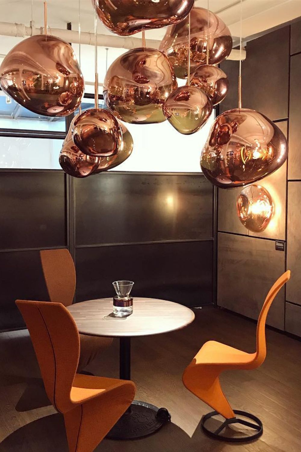 Metallic Lava Glass Pendant Lamp