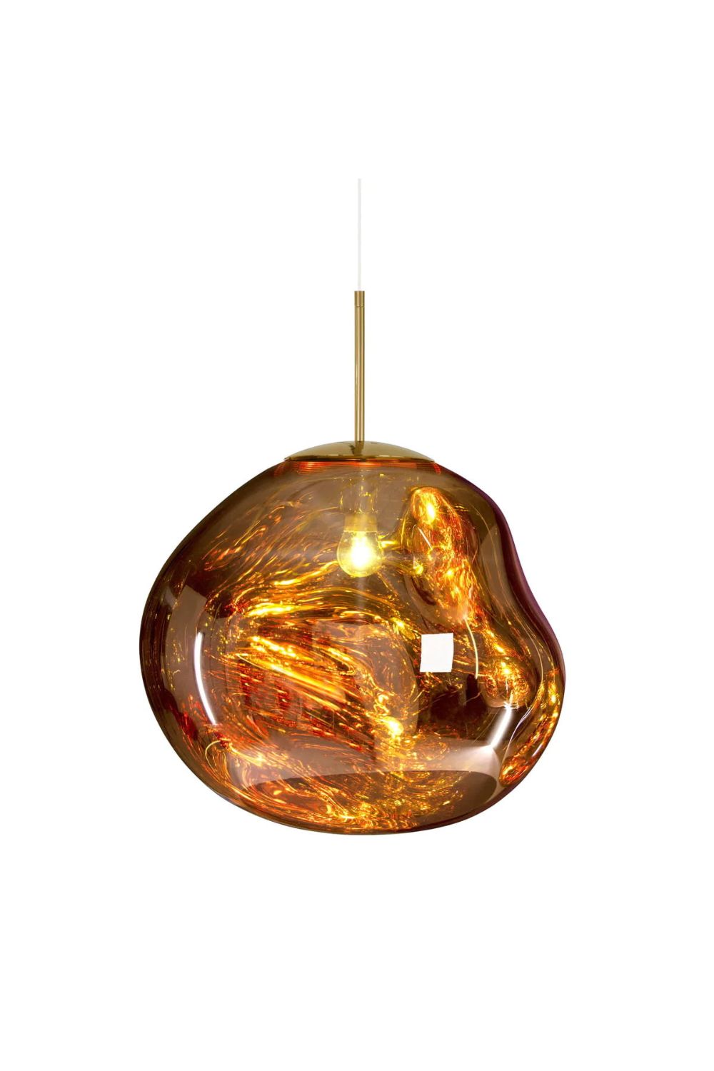 Metallic Lava Glass Pendant Lamp