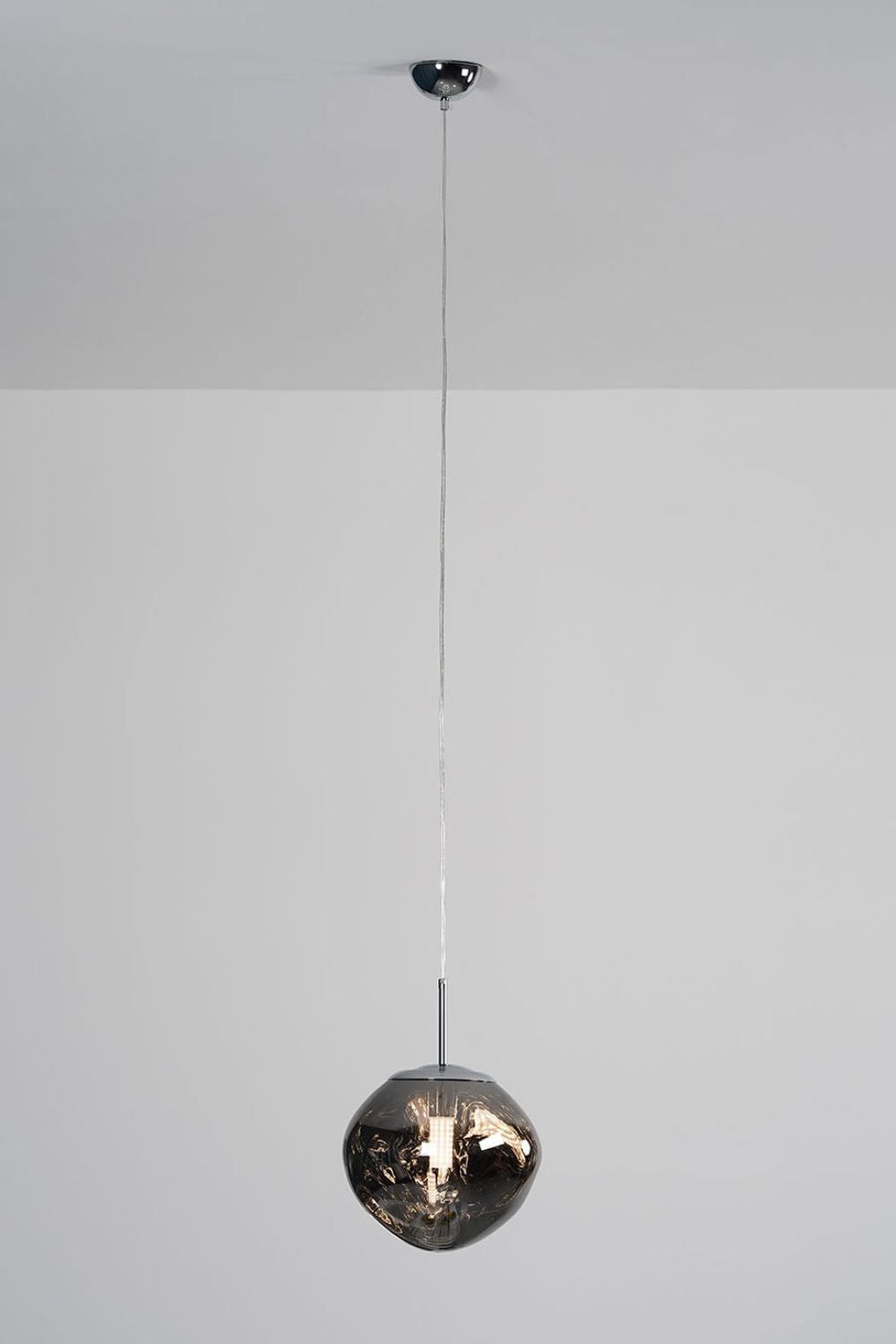 Metallic Lava Glass Pendant Lamp