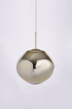 Metallic Lava Glass Pendant Lamp
