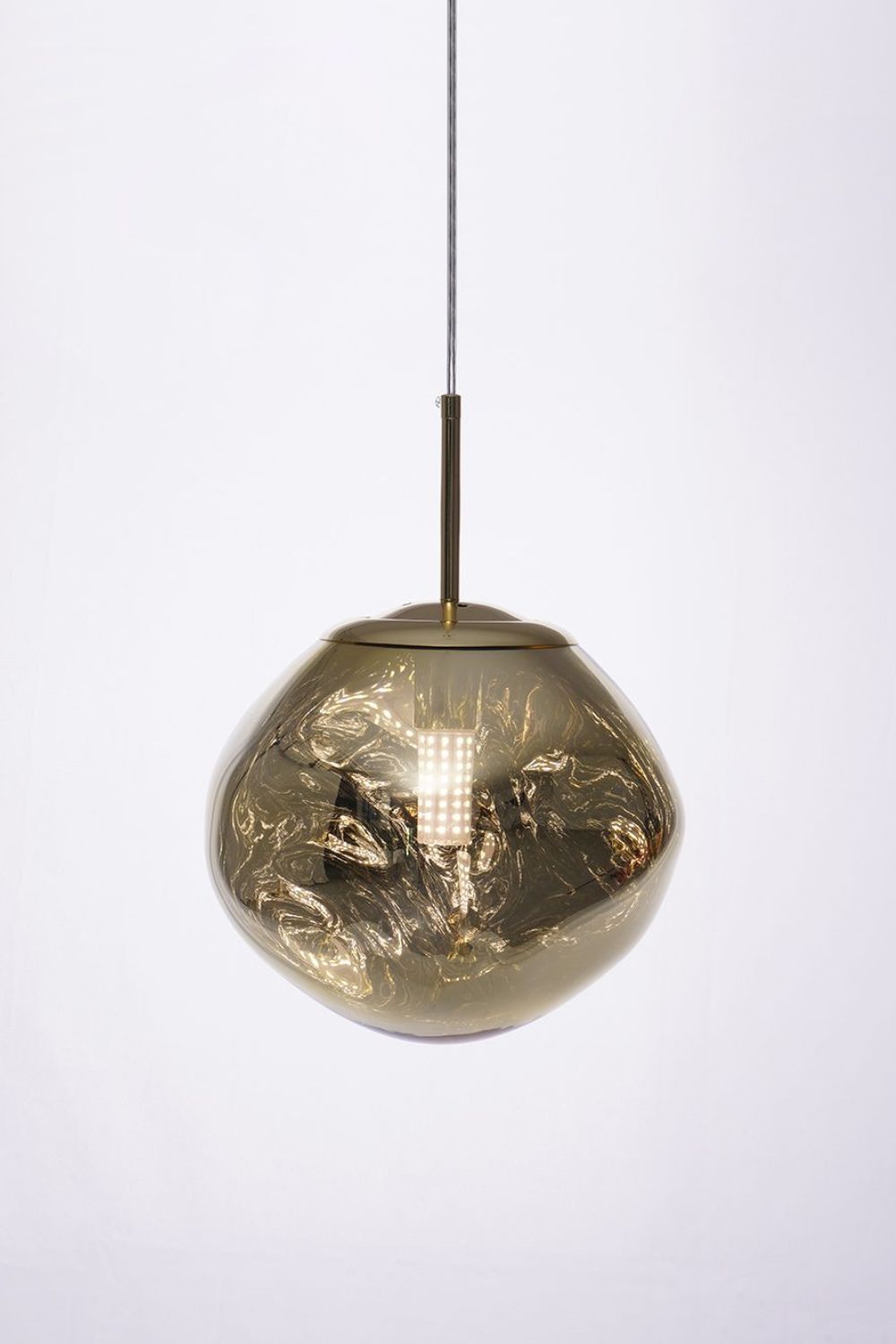 Metallic Lava Glass Pendant Lamp