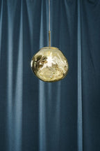 Metallic Lava Glass Pendant Lamp
