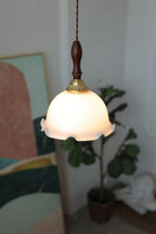 Milky Flower Pendant Light