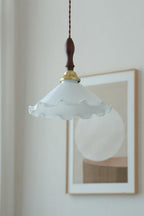 Milky Flower Pendant Light