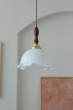 Milky Flower Pendant Light
