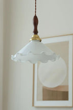 Milky Flower Pendant Light