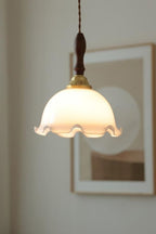 Milky Flower Pendant Light