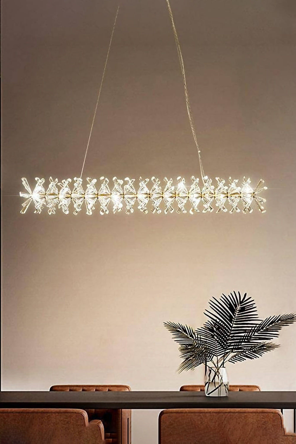 Mira Crystal Ring Chandelier