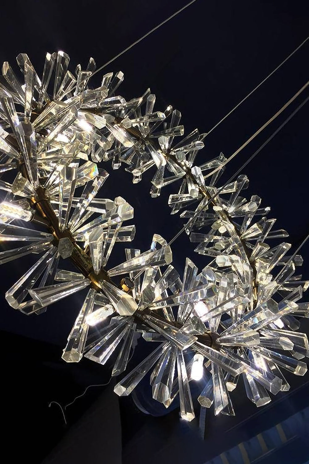 Mira Crystal Ring Chandelier