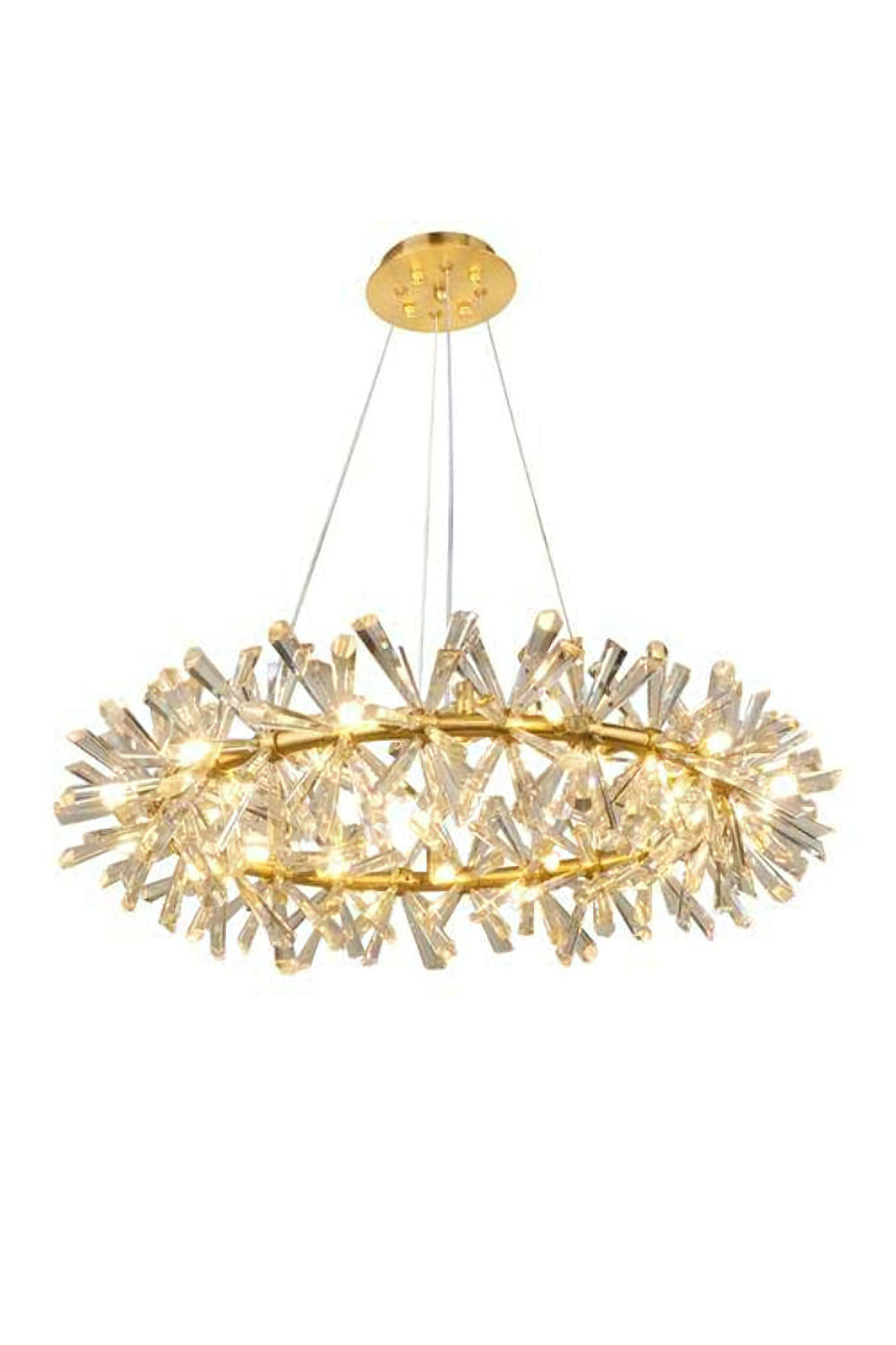 Mira Crystal Ring Chandelier